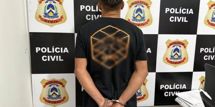 Homem de 19 anos foi preso nesta quarta-feira (16) — Foto: Divulgação/Polícia Civil