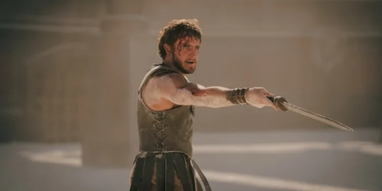 "Gladiador 2" tem Paul Mescal como protagonista • Divulgação/Paramount Pictures