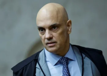 Alexandre de Moraes durante sessão do STF • Reuters