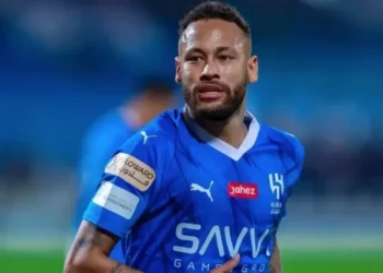 Neymar em partida do Al-Hilal • Foto: Divulgação/ Al-Hilal