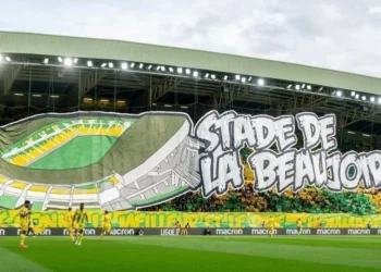 Stade de la Beaujoire, na França, casa do Nantes • Reprodução Instagram