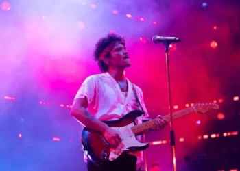 Bruno Mars durante passagem por São Paulo em outubro de 2024 • Instagram/Bruno Mars