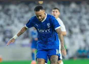 Neymar retorna na vitória, por 5 a 4, do Al-Hilal contra o Al-Ain • Divulgação / Al-Hilal
