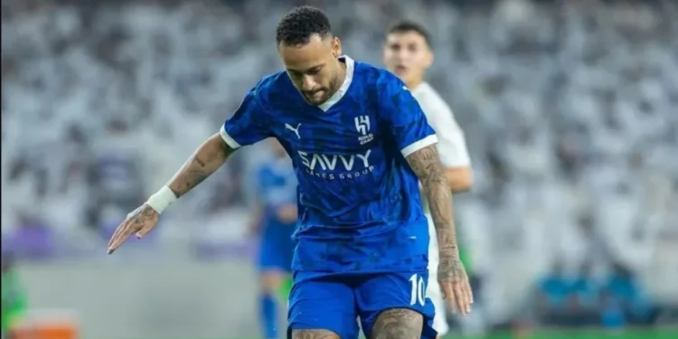 Neymar volta a jogar após um ano em duelo do Al-Hilal; veja como foi a atuação