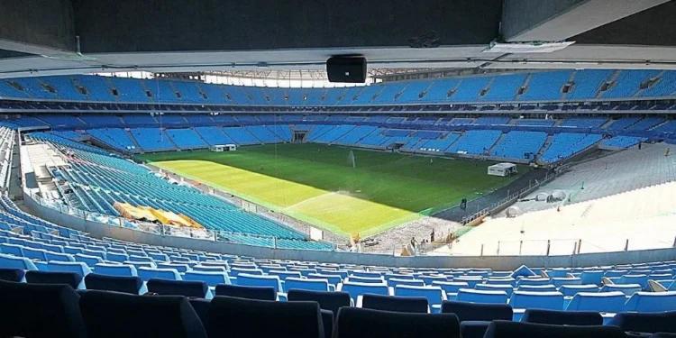 Arena do Grêmio, em Porto Alegre • Lucas Uebel/Grêmio FBPA