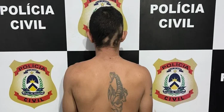 Homem que agredia a companheira e tentou fugir sem roupas é preso pela Polícia Civil em Paraíso do Tocantins