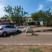 Poste derrubado pelo veículo - Foto: Débora Gomes/Jornal do Tocantins.
