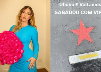 Virginia voltou a gravar o seu programa no SBT nesta quinta-feira (24) • Instagram/Virginia
