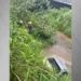 Imagem mostra carro submerso de mulher que morreu após desaparecer e ser levada pela enxurrada • Divulgação/Defesa Civil