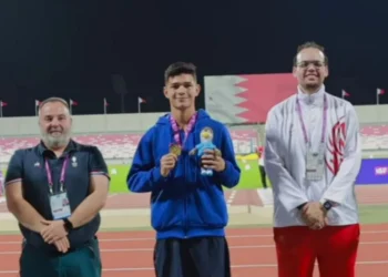 Hentony é o atual recordista brasileiro escolar, classe T47, nas provas de atletismo de 400m e no salto em distância (Crédito: Seduc/Governo do Tocantins)