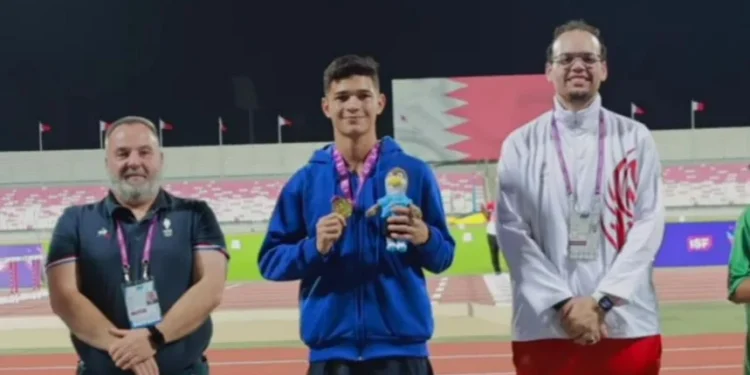 Hentony é o atual recordista brasileiro escolar, classe T47, nas provas de atletismo de 400m e no salto em distância (Crédito: Seduc/Governo do Tocantins)