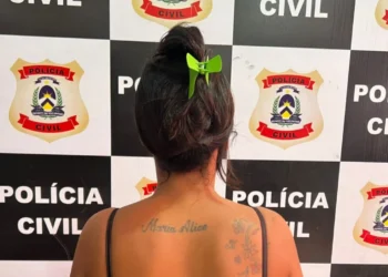 Mulher foi presa após condenação a oito anos de prisão Crédito -Foto -DICOM SSP TO
