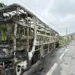 Integrantes da Mancha atearam fogo contra ônibus da Máfia Azul • Rafael Oliva/Itatiaia