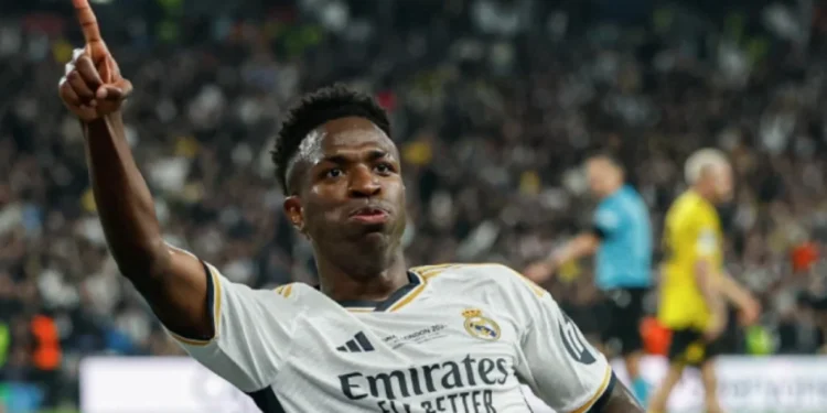 Vini Jr. é favorito para a Bola de Ouro • Reprodução / X