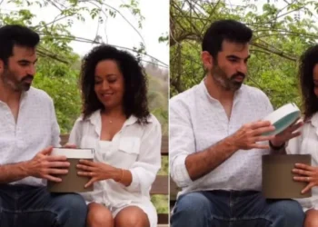 Aretha Oliveira espera o primeiro filho com Sebastian Goldberg, seu marido há quase 10 anos • Instagram / Aretha Oliveira