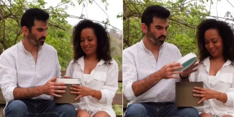 Aretha Oliveira espera o primeiro filho com Sebastian Goldberg, seu marido há quase 10 anos • Instagram / Aretha Oliveira