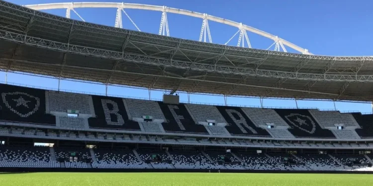 Estádio Nilton Santos, será o palco do confronto entre Botafogo e Vasco • Divulgação/Botafogo F.R.