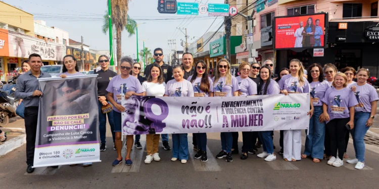 Prefeitura de Paraíso promove ações no Dia Nacional de Luta Contra a Violência à Mulher