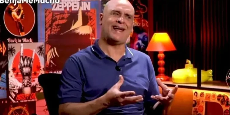 Marcos foi entrevistado por Benjamin Back no programa Benja Me Mucho, no YouTube • Reprodução/YouTube