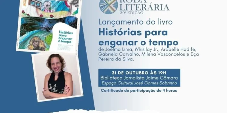 ‘Histórias para Enganar o Tempo’ será lançado nesta quinta-feira, 31, na 39ª Roda Literária