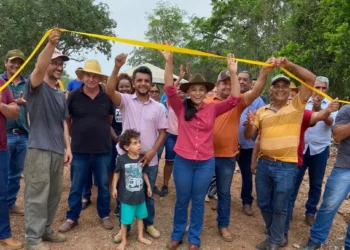 Prefeitura de Miracema inaugurou ponte sobre o córrego Pequizeiro nesta terça-feira