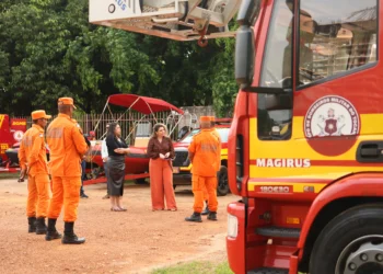 Na CIBS, técnicos do FUSP conhecem equipamentos e viaturas adquiridos com recursos públicos Federais