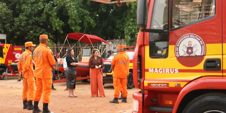 Representantes da SENASP elogiam CBMTO pelas boas aplicações de recursos financeiros nos projetos