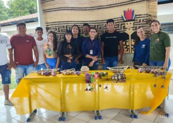 Indígenas Karajás participaram de dinâmicas e debates sobre o tema. Créditos: Divulgação Seciju/Governo do Tocantins