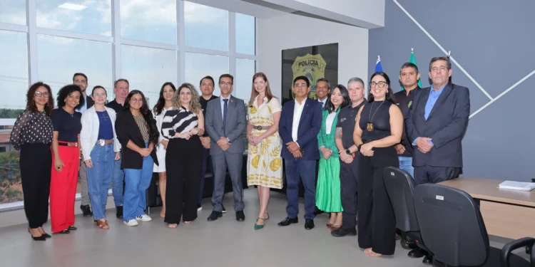 Forças de Segurança do Tocantins recebem representantes do Fundo de Segurança Pública para visita técnica de monitoramento