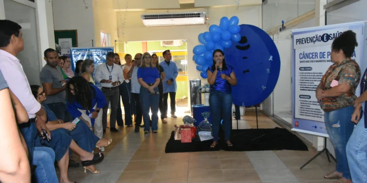Servidores da saúde participam de evento sobre a saúde do homem