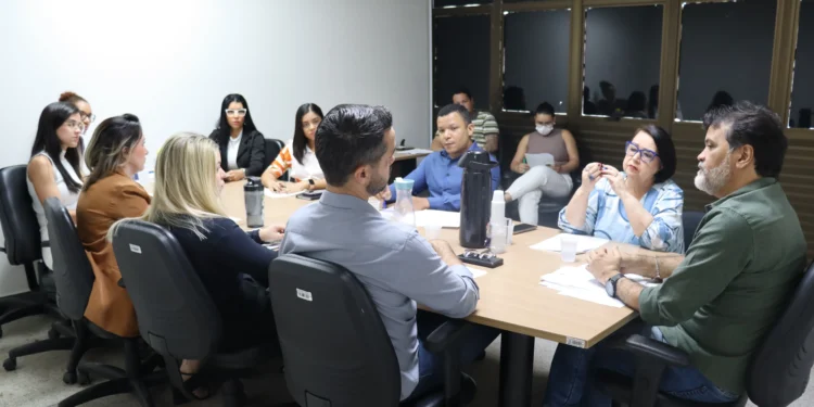Equipe técnica da SSP/TO se reuniu para para debater as normativas de governança dos recursos do Fundo de Segurança Pública (FUSP) - Adrielly Calixto/Governo do Tocantins