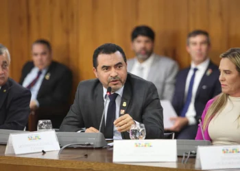 Governador Wanderlei Barbosa participa de reunião em Brasília, sobre a PEC da segurança pública.