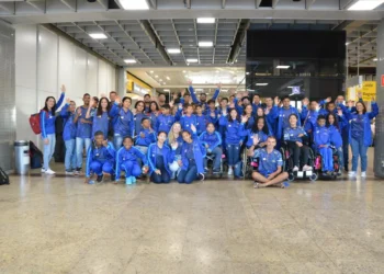 Delegação tocantinense nas Paralimpíadas Escolares 2024 conta com 82 integrantes entre atletas, staffs, fisioterapeutas e dirigentes.