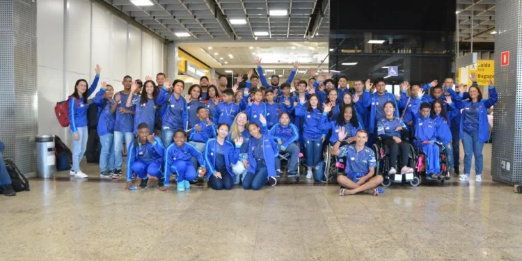 Estudantes do Tocantins chegam a São Paulo para disputar Paralimpíadas Escolares 2024