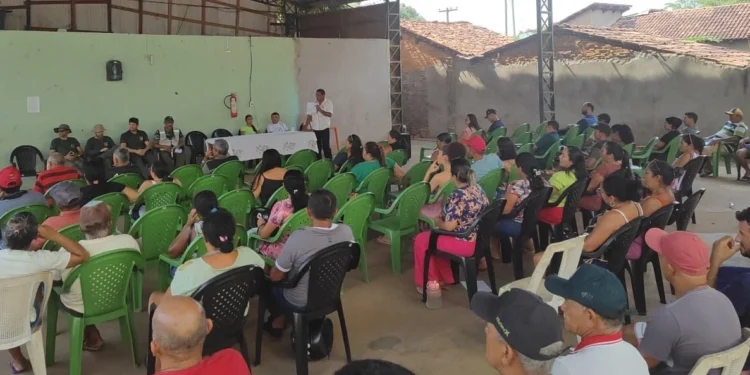 Reunião ocorreu na sede da colônia de pescadores em Estreito, no Maranhão - Foto: Naturatins/Governo do Tocantins