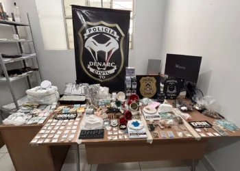 Entorpecentes e materiais apreendidos durante a Operação Sem Limites - Divulgação PCTO