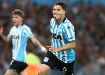 Quintero fez dois gols e virou contra o Corinthians • Divulgação / SudamericanaBR