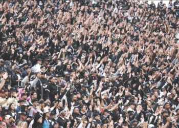 Torcida do Corinthians faz a festa no clássico contra o Palmeiras • José Manoel Idalgo / Corinthians
