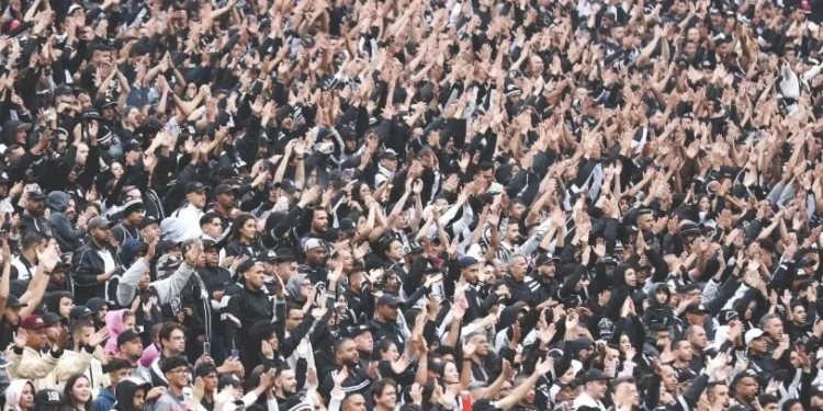 Torcida do Corinthians faz a festa no clássico contra o Palmeiras • José Manoel Idalgo / Corinthians