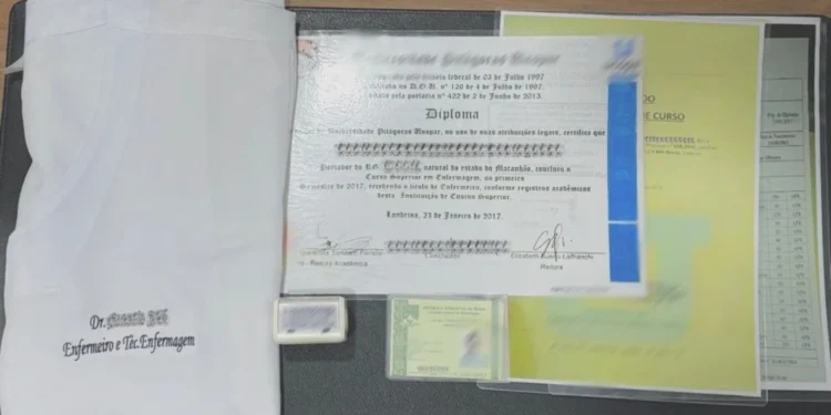 Em Esperantina, Polícia Civil cumpre mandado e identifica homem que usava diploma falso para exercer a profissão