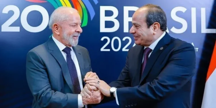 Lula fala sobre situação na Faixa de Gaza em encontro com presidente do Egito