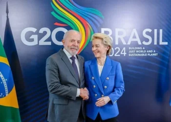 Lula teve encontro com a presidente da Comissão Europeia, Ursula von der Leyen, na véspera do início da cúpula do G20 • 17/11/2024 - Ricardo Stuckert/PR