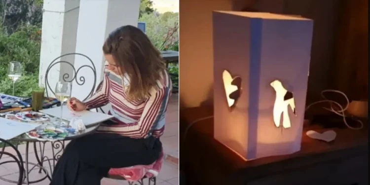 Afastada do cinema, atriz de “Harry Potter” faz lanterna caseira para o Natal