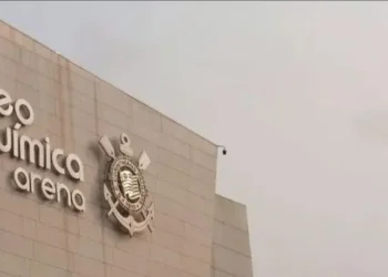 Fachada da Neo Química Arena, casa do Corinthians • @fernabrlima