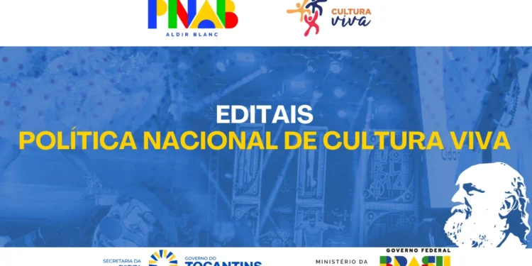 Política Nacional de Cultura Viva: Governo do Tocantins lança três editais culturais com recursos da PNAB