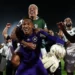 Jogadores do Botafogo comemoram classificação à final • Vitor Silva/Botafogo