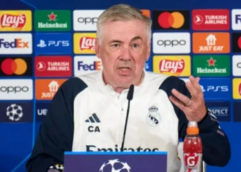Ancelotti já tem dois títulos de Champions pelo Real Madrid • Angel Martinez/Getty Images