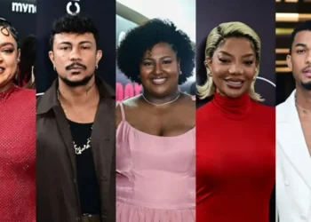 Preta Gil, Xamã, Bia Souza, Ludmilla e Juan Paiva comparecem ao Prêmio Potências • Marcelo Barretto/Agnews