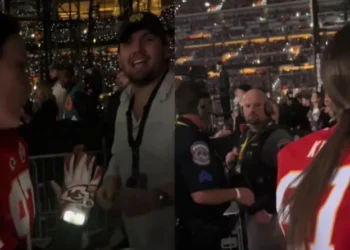 Austin Swift, irmão de Taylor Swift, impede que fã seja expulsa de show • Reprodução/ TikTok