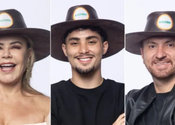 Flor, Gui e Zé Love estão na 7ª Roça da edição • Divulgação/Record TV